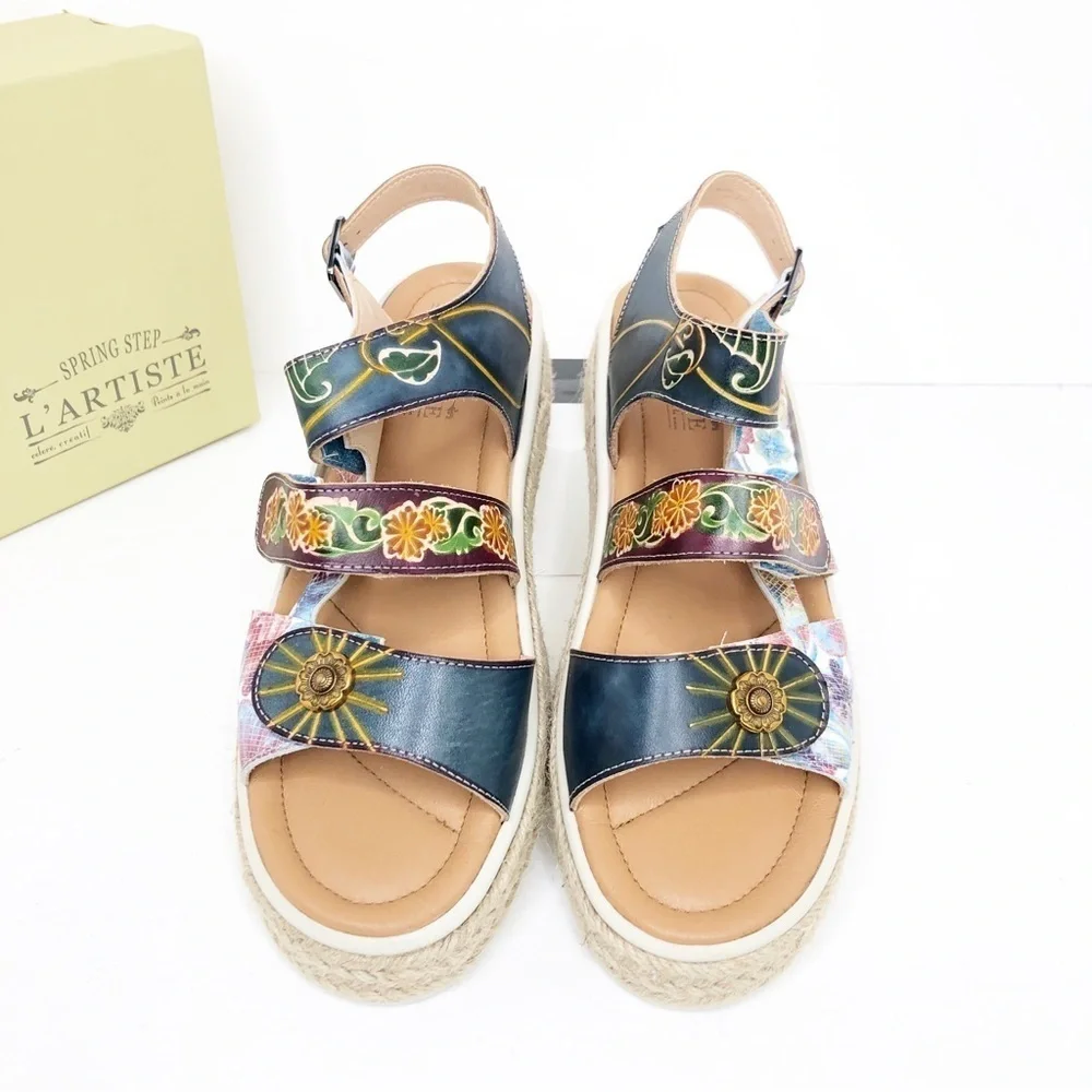 L Artiste Yahima espadrille, Boho platform sandal